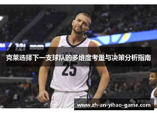 克莱选择下一支球队的多维度考量与决策分析指南